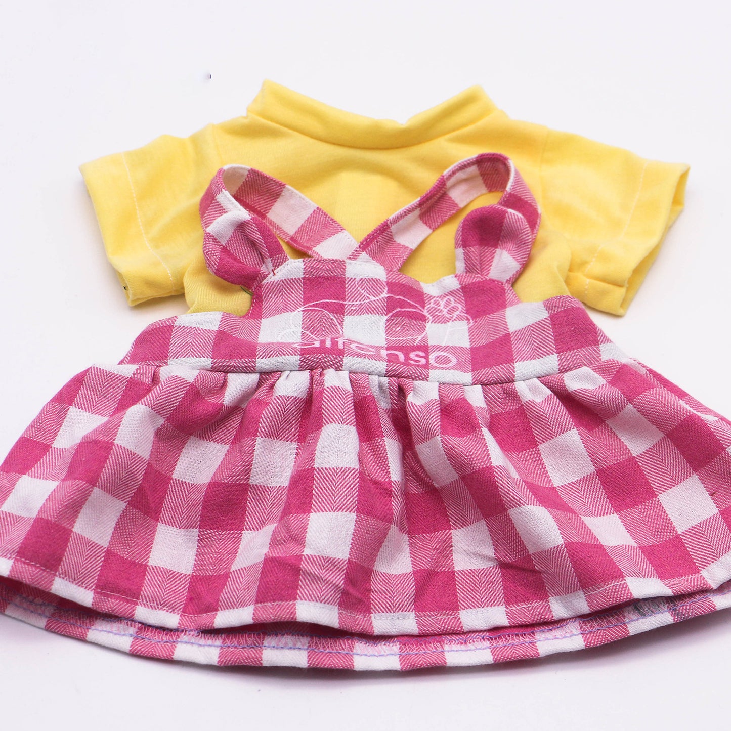 Cute Plaid Dress for 19 Inches Reborn Doll