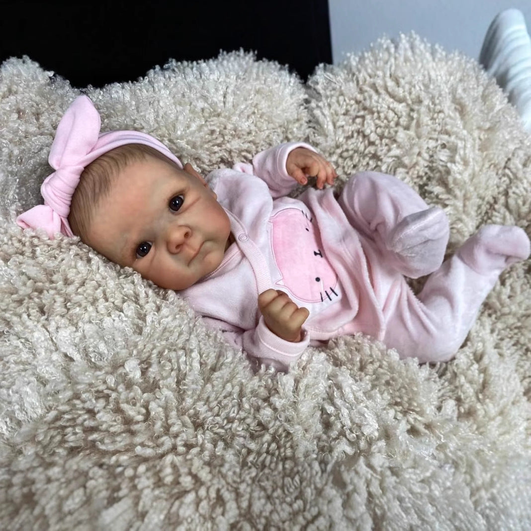 18 inches Open Eyes Cloth Body Reborn Doll-Bettie