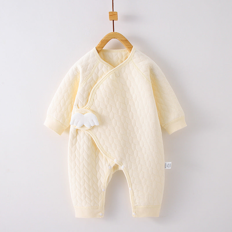 Angel Wings Long Sleeve Warm Romper for 20-27 Inches Reborn Dolls