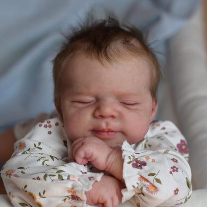 19 Inches Realistic Jesse Closed Eyes Reborn Baby Dolls-Pascale