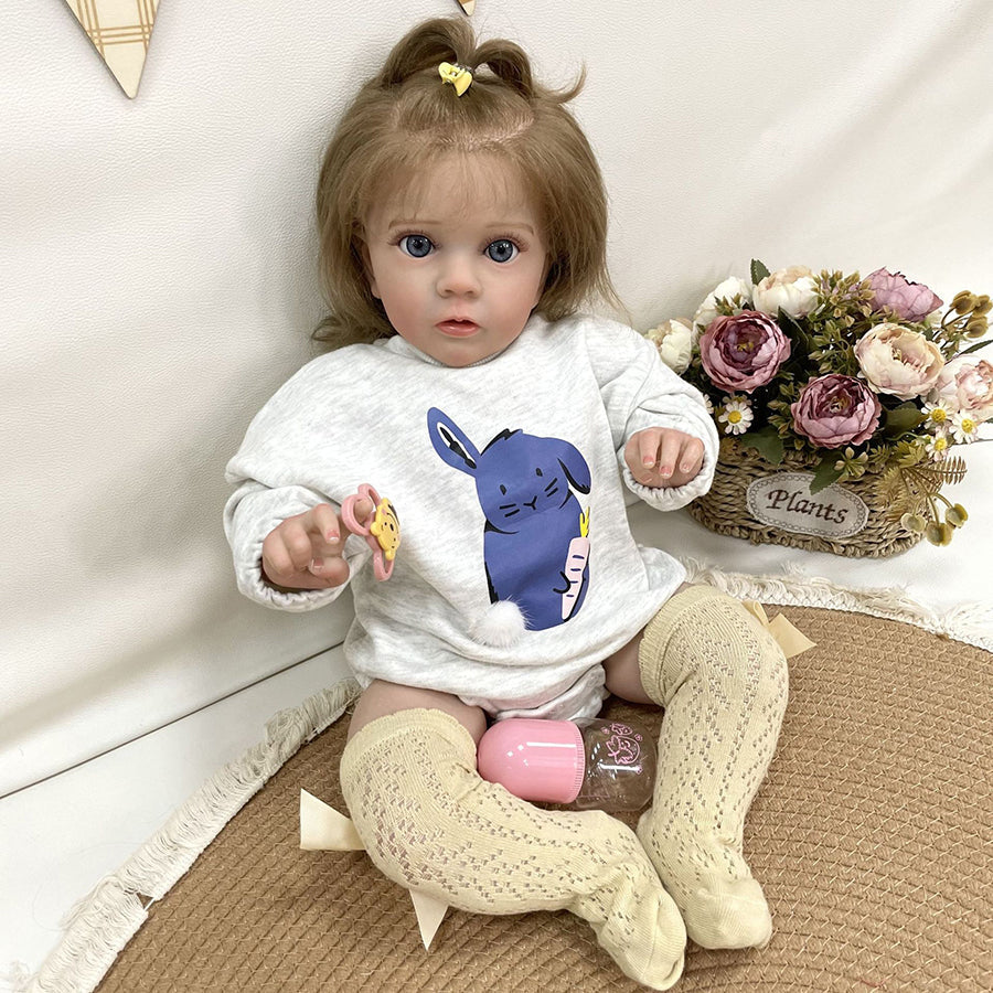 24 Inch/60Cm Cute Doris Reborn Dolls With Open Eyes-Missy