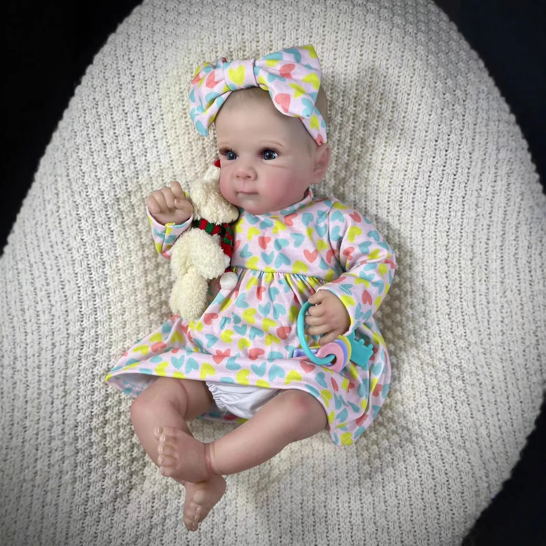 18 Inches Crystal Open Eyes Cloth Body Reborn Doll-Bettie