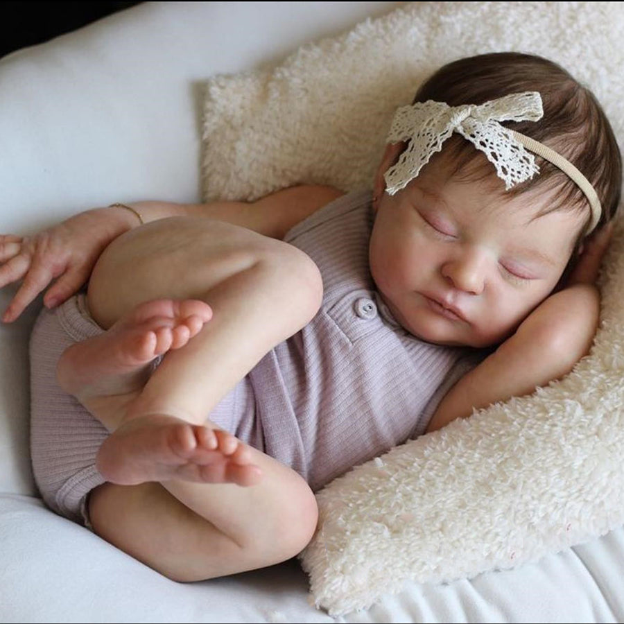 20 Inches Rita Cute Closed Eyes Short Hair Reborn Doll-Laura