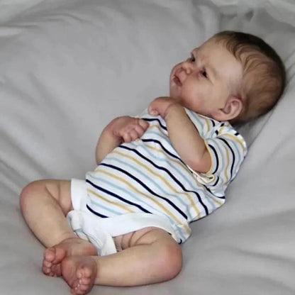 19 Inches Ian Open Eyes Reborn Dolls-Elijah