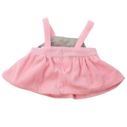 Cute Pink Dress/Panst 3-Piece Clothe Set for 18 Inches Reborn Doll