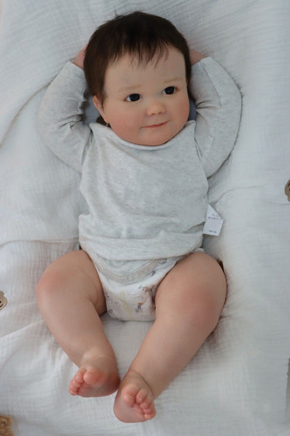 Erica 24 Inches 60cm Open Eyes Short Hair Reborn Doll-June Awake