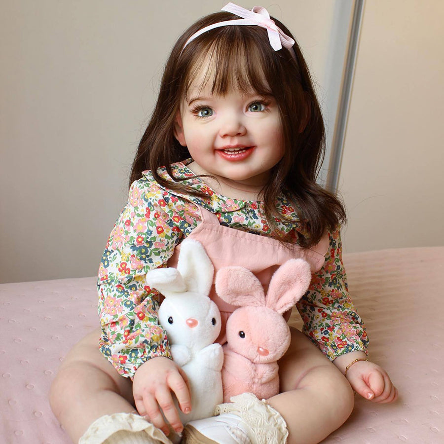 27 inch 70cm Realistic Smile Reborn Doll- Cammi