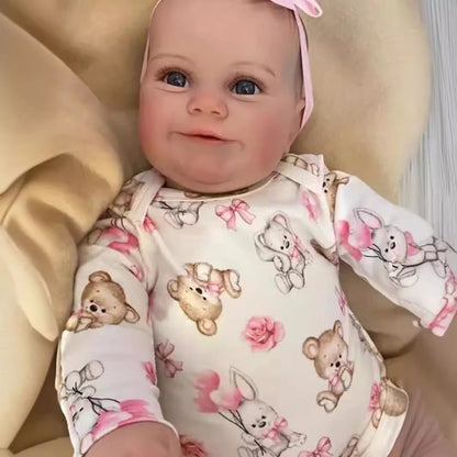 20'' Chubby Face Cloth Body Reborn Maddie Baby Doll Girl-Maddie Series