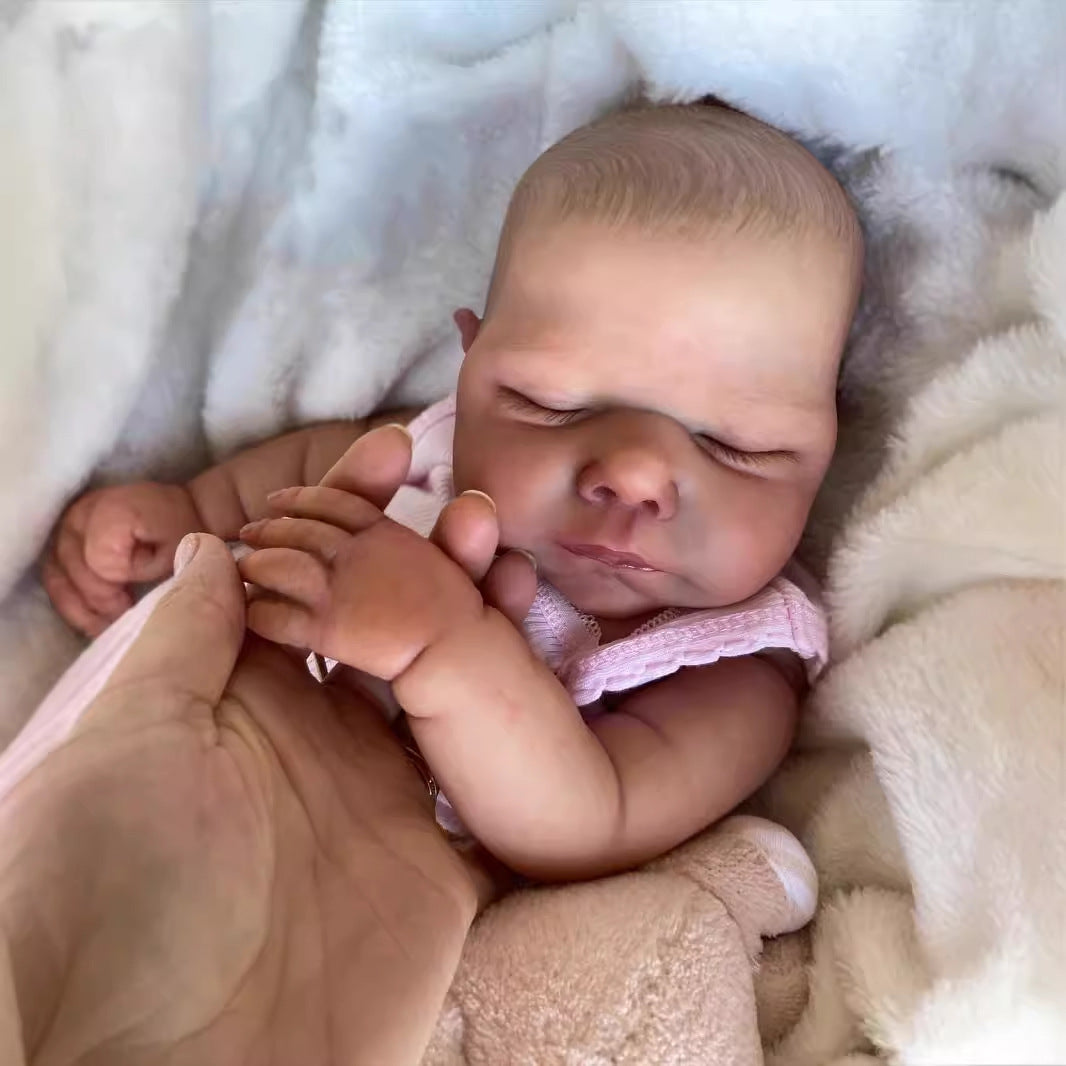 Clara 19 inch Close Eyes Realistic Reborn Doll - Miley