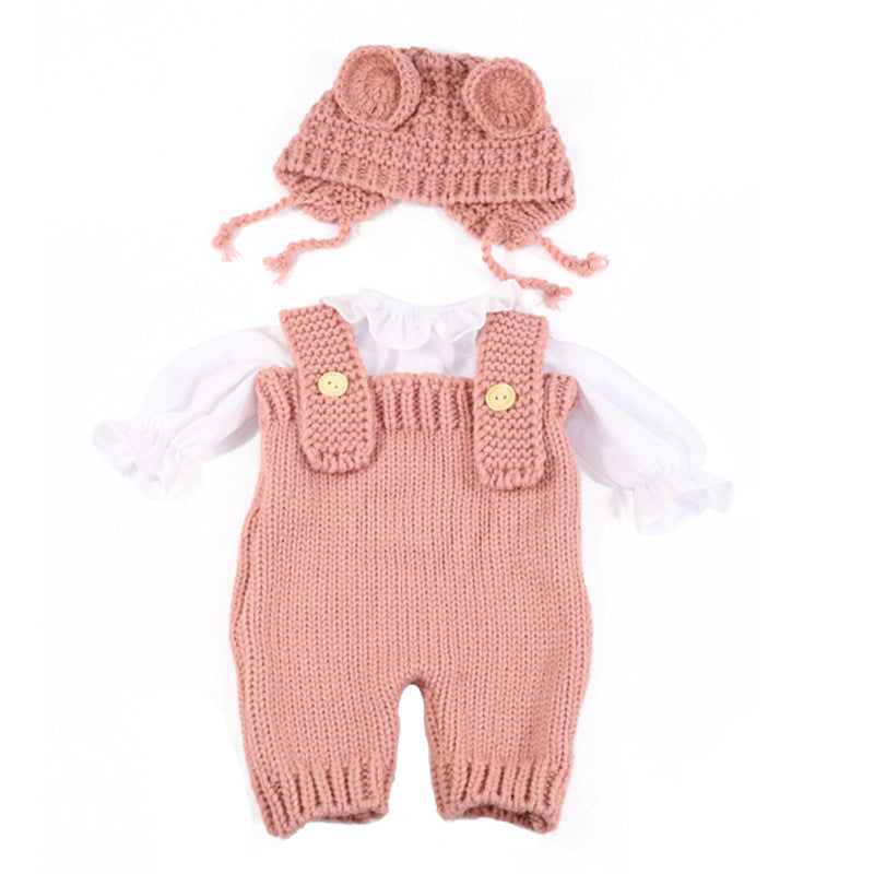 3-piece Knitted Reborn Doll Clothes for 22-24 Inches Reborn Dolls