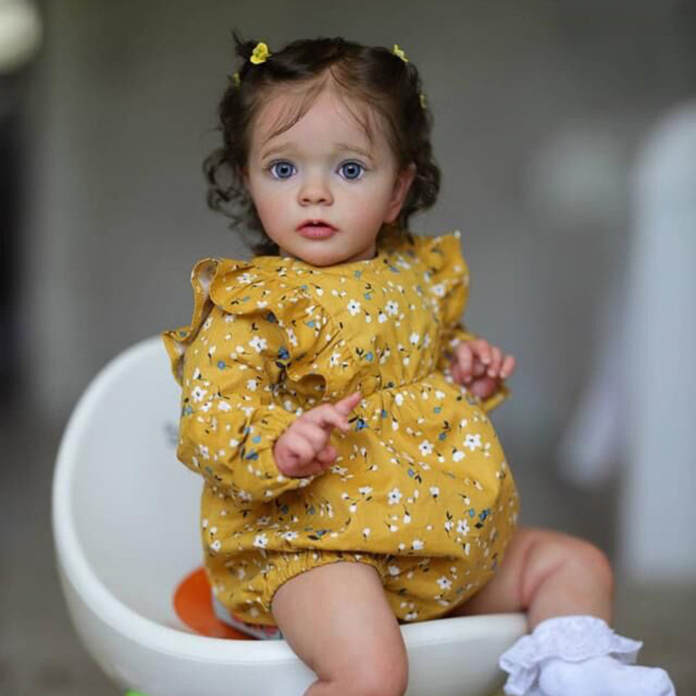 24 Inch/60Cm Realistic Lena Reborn Dolls With Open Eyes-Missy