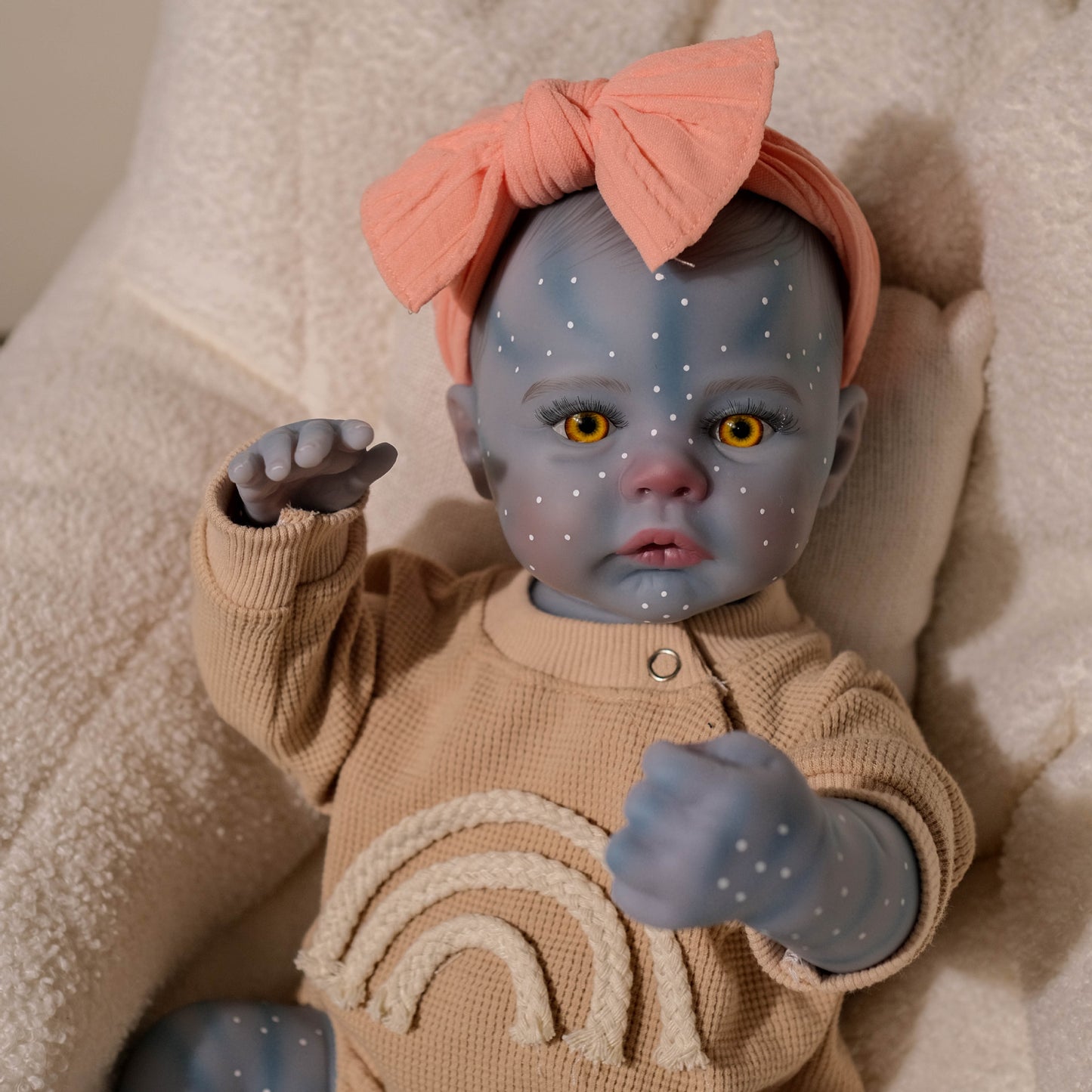 19 Inches Open Eyes Reborn Avatar Baby Girl-Meadow