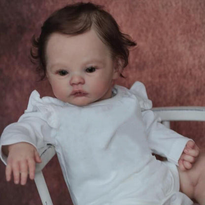 19 Inches Moore Lifelike Open Eyes Reborn Doll Girls-Meadow