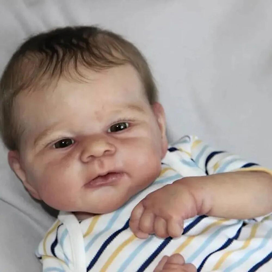 19 Inches Ian Open Eyes Reborn Dolls-Elijah