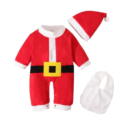 Santa Clause Christmas 3-Piece Doll Clothes Set