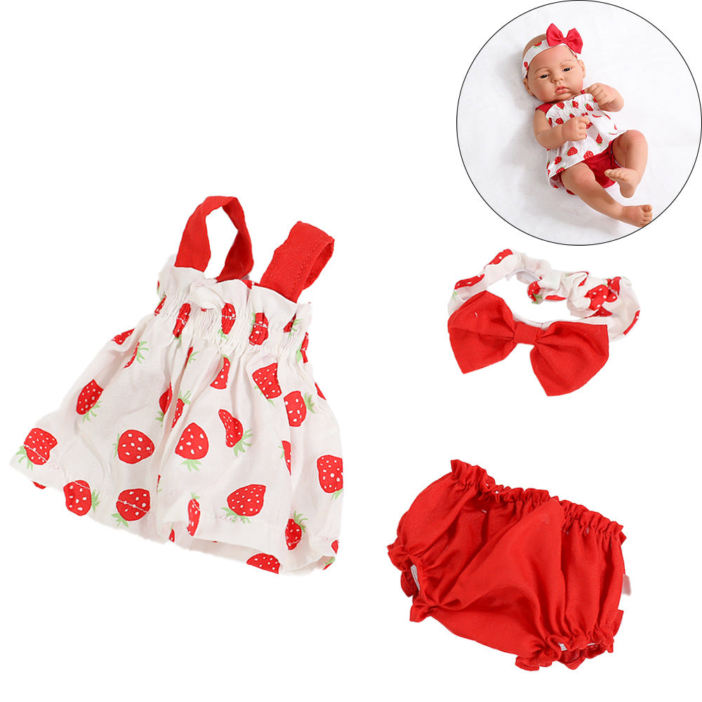 16-17 Inches Reborn Doll Dress 3-Piece Set