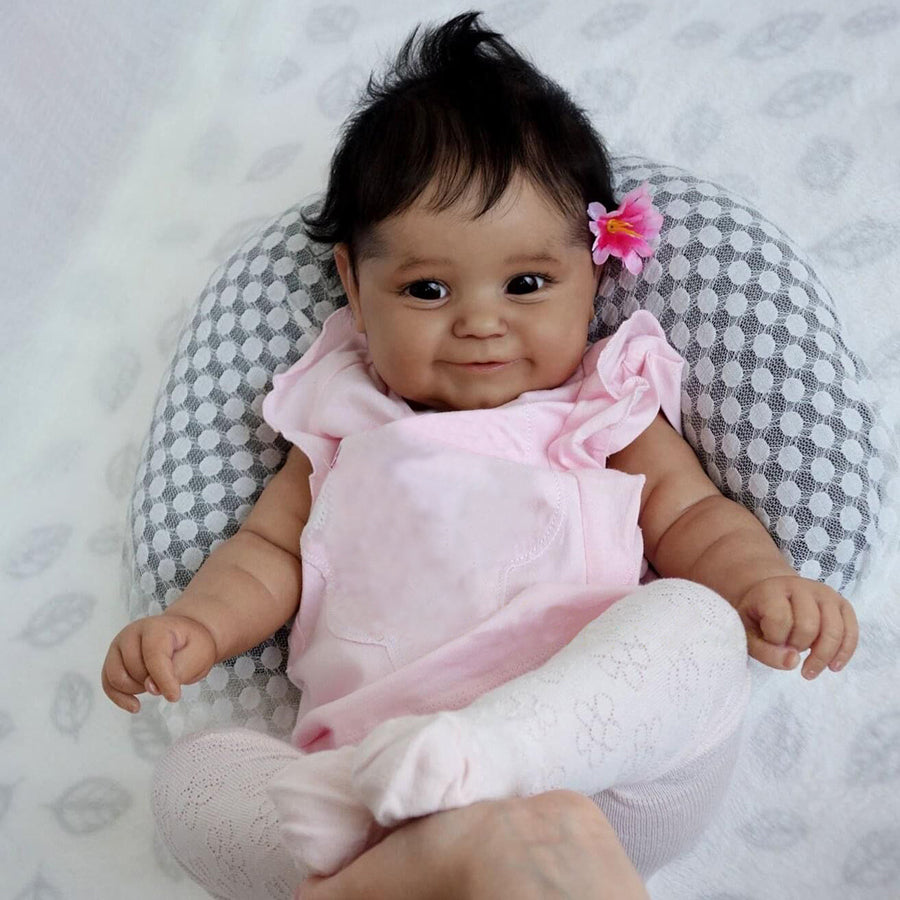 Ada 20 Inches Dark Skinned Reborn Dolls-Maddie