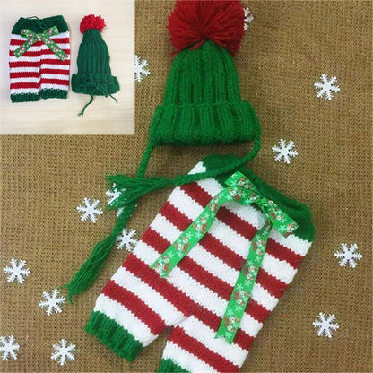 Christmas Knitted outfit for 20-24 Inches Dolls