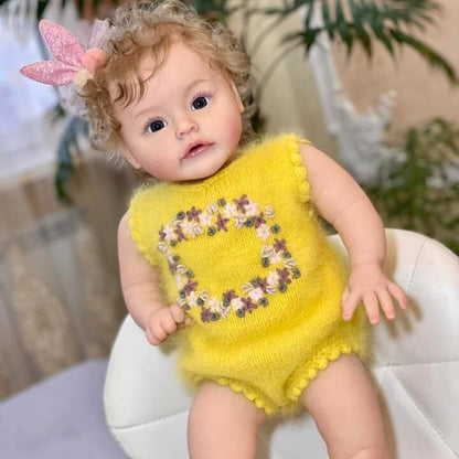 Julia 24 Inches Reborn Doll With Open Eyes And Blonde Hair - Suesue