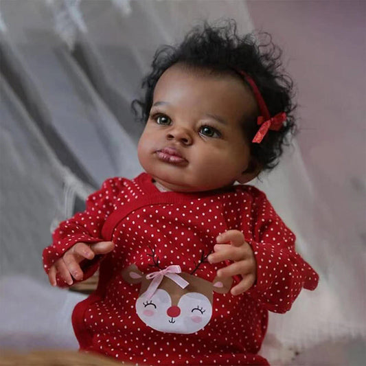 Murray 20 Inches Dark Skinned Reborn Dolls-Lanny