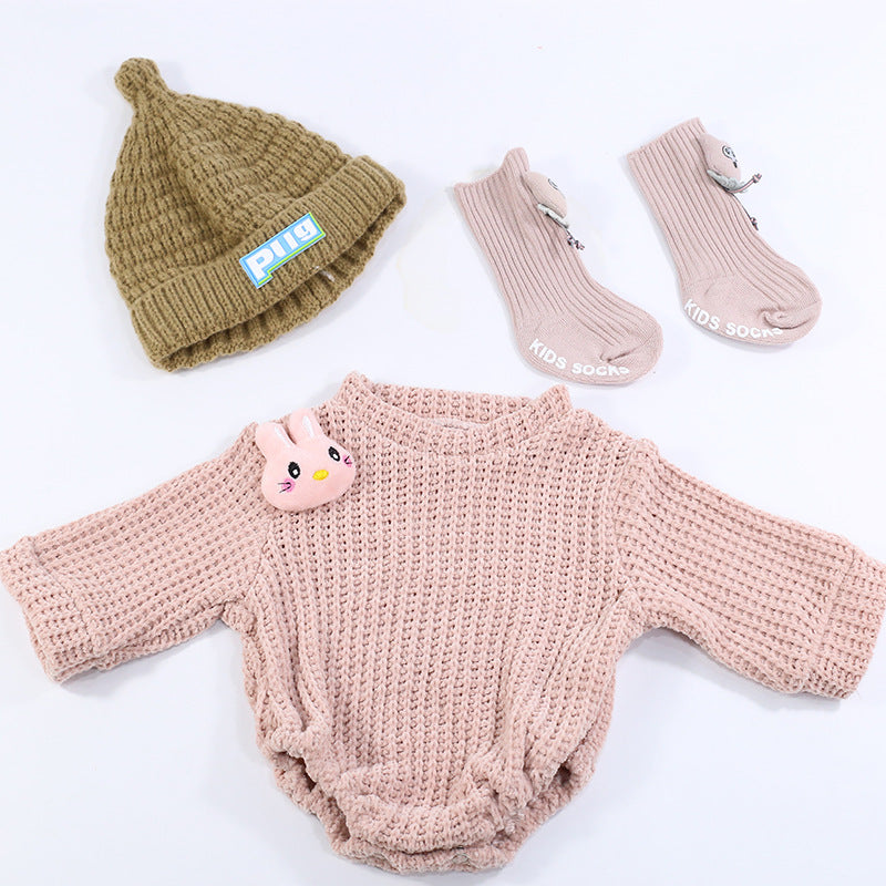 3-piece Reborn Doll Clothes for 22-24 Inches Reborn Dolls