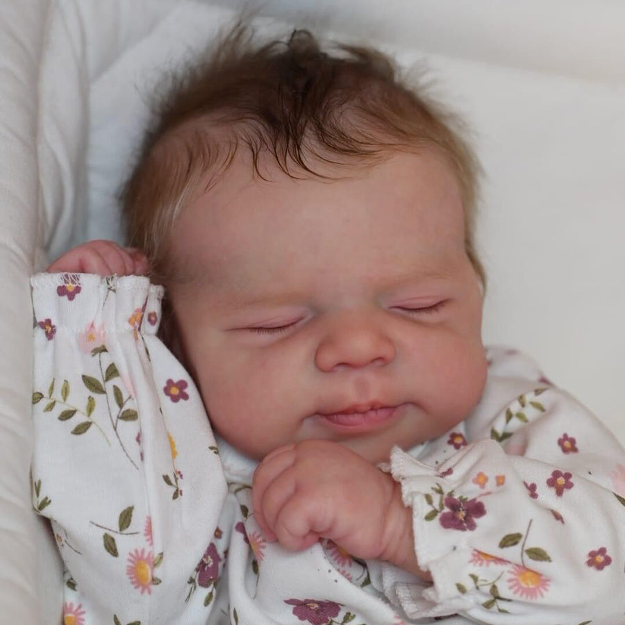 19 Inches Realistic Jesse Closed Eyes Reborn Baby Dolls-Pascale