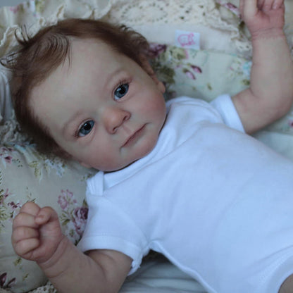 19 Inches Felicia Reborn Dolls With Open Eyes And Short Hair