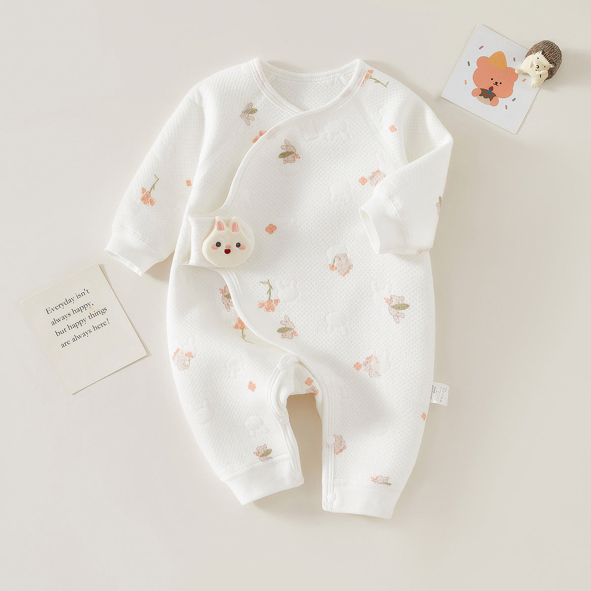 Rabbit Long Sleeve Warm Romper for 20-27 Inches Reborn Dolls