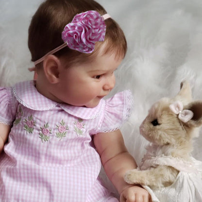 Penny 20 Inch Reborn Doll Girl with Short Brown Hair-Maddie