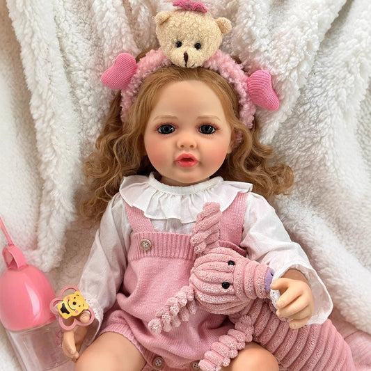 22 Inch Mamie Reborn Dolls Girls With Blonde Hair