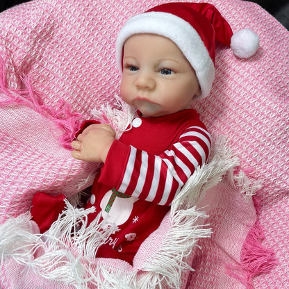 18 inch Lifelike Reborn Dolls with Christmas Clothes - Levi