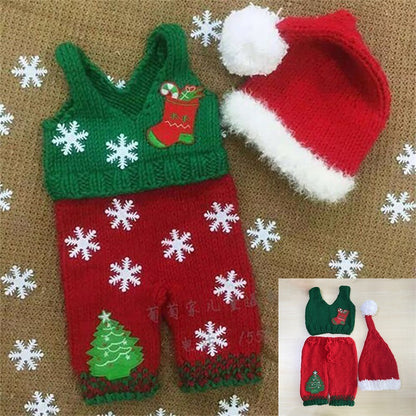 Christmas Knitted outfit for 20-24 Inches Dolls