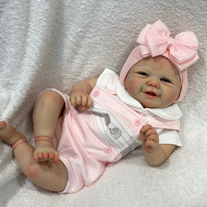 Barry 19 inches Open Eyes Reborn Dolls -Vivienne