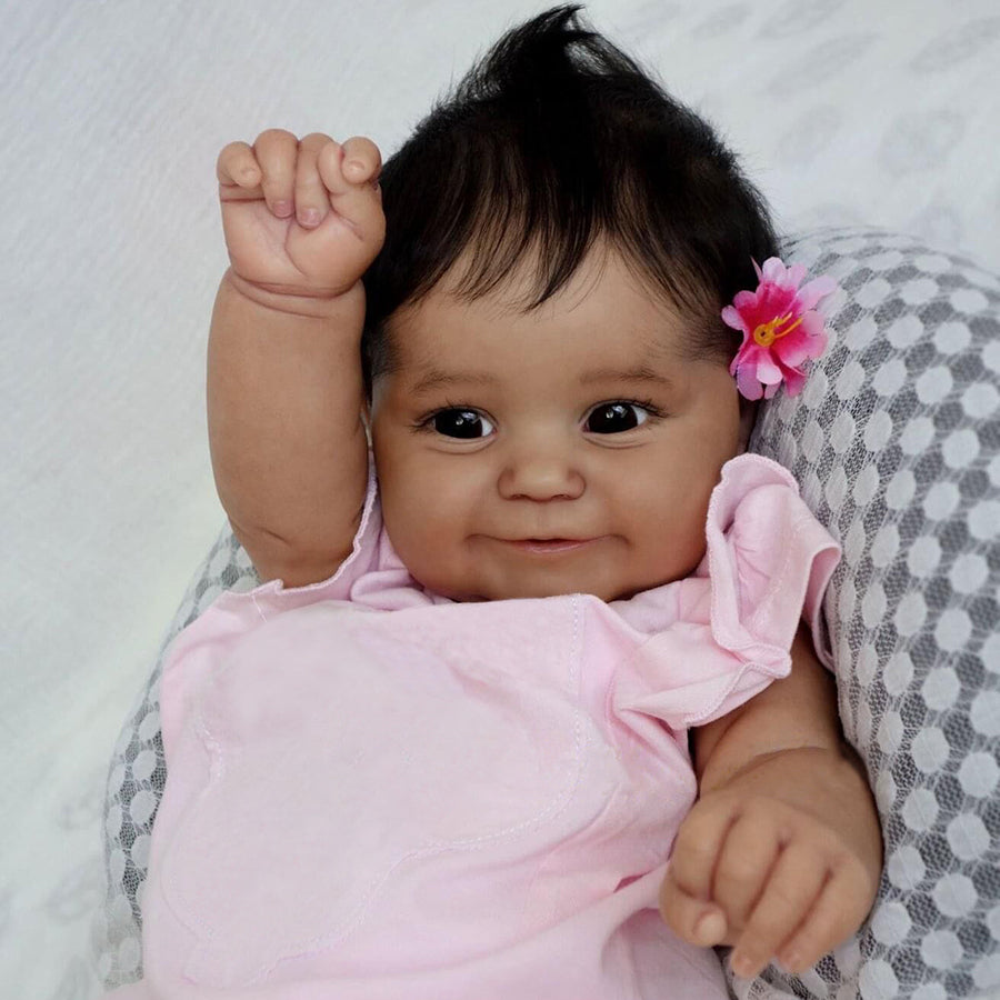 Ada 20 Inches Dark Skinned Reborn Dolls-Maddie