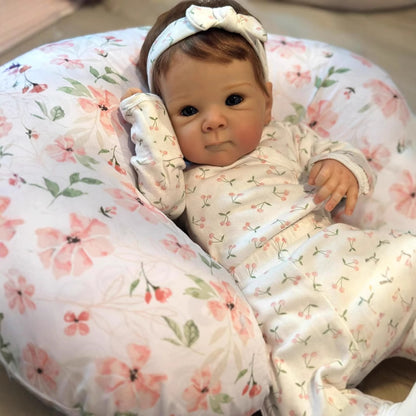 18 inches Open Eyes Short Hair Cloth Body Reborn Doll-Bettie