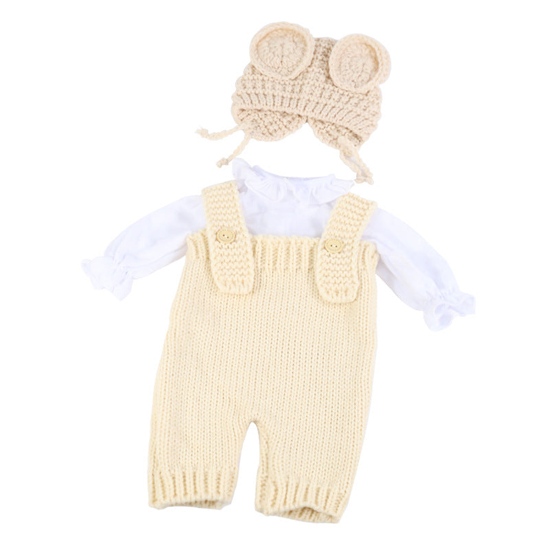 3-piece Knitted Reborn Doll Clothes for 22-24 Inches Reborn Dolls