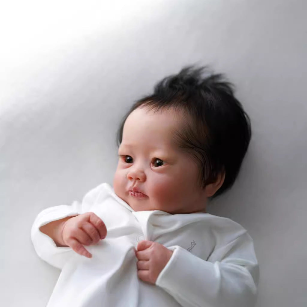 19 Inches Open Eyes Short Hair Reborn Dolls-Lali