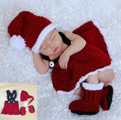 Christmas Knitted outfit for 20-24 Inches Dolls