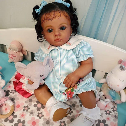 24 Inches Penny Dark Skinned Reborn Dolls-Tutti