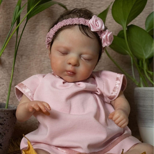 Leila 25Cm Reborn Dolls With Short Hair - Luna