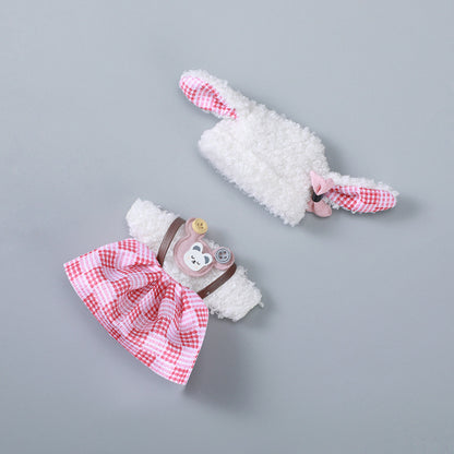 Cute Plush Clothes Suit for 6 inches Mini Reborn Doll