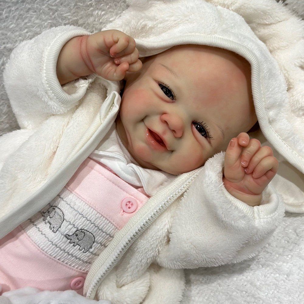 Barry 19 inches Open Eyes Reborn Dolls -Vivienne