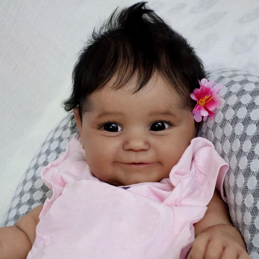 Ada 20 Inches Dark Skinned Reborn Dolls-Maddie