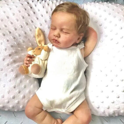 20 Inches Sleeping Reborn Dolls With Blonde Hair -Loulou