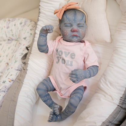 19 Inches Closed Eyes Reborn Avatar Baby Girl/Boy-Levi