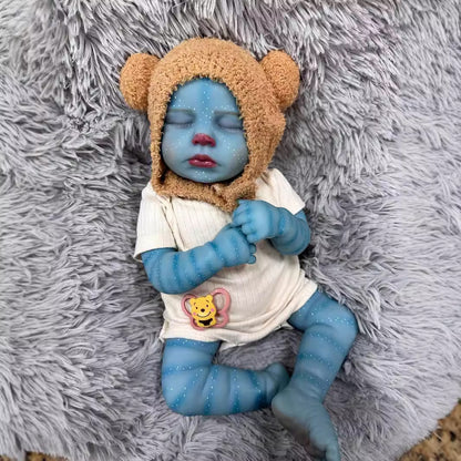 19 inches Close Eyes Reborn Doll Avatar-Loulou