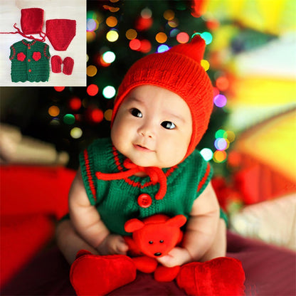 Christmas Knitted outfit for 20-24 Inches Dolls