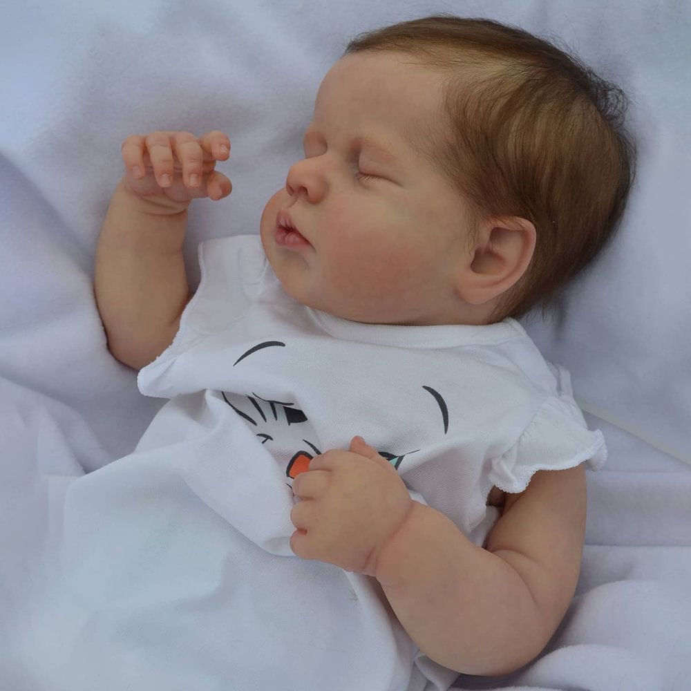 20 Inches Reborn Doll Boys/Girls With Closed Eyes and Short Hair