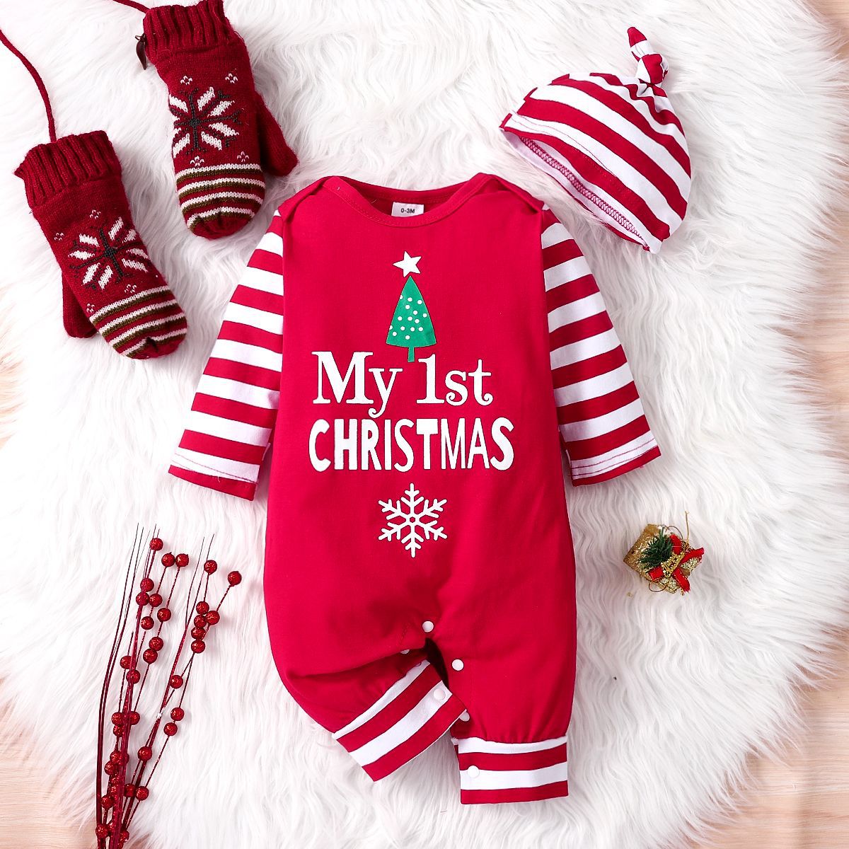 Christmas Clothes Set for 20-22 Inch Reborn Dolls