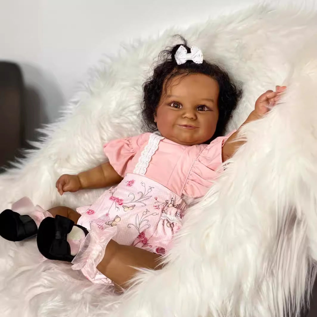 Wendy 60cm Dark Skinned Reborn Dolls-Maddie